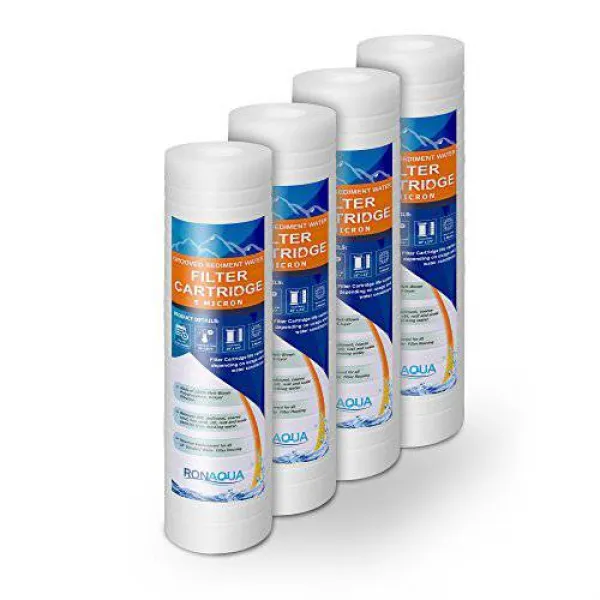 Ronaqua 10x 2.5의 홈이있는 침전물 물 필터 카트리지 4 층 여과 폴리 프?