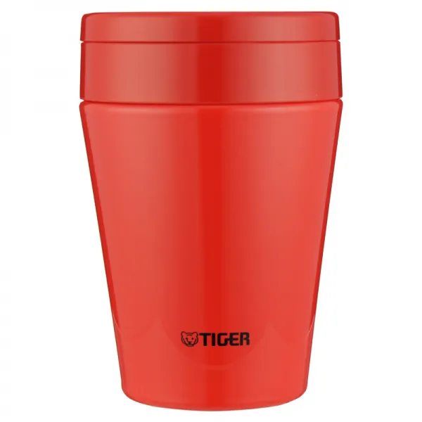 TIGER/호패 보온컵 다기능 소주 진공컵 스테인리스강 보온탕컵 MCC-B38C 토마토 레드 RS