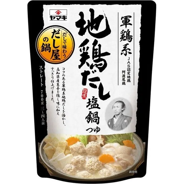 야마키 투계 일본 토종닭 시오 나베 쯔유 700g, 단일옵션