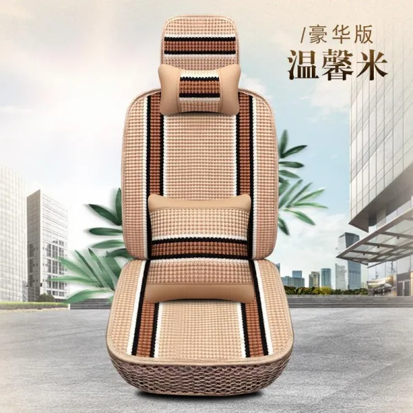 약진 개척 X500 전용 좌석 커버 준 X100 C500c300 멋있는 호랑이 H500 화물 차량 쿠션 아이스 베이지 단독 석