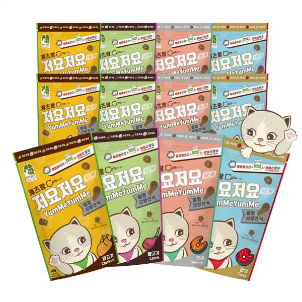 캐츠랑 저요저요 보양 간식 60g x 12개 (맛선택/콤보), 콤보