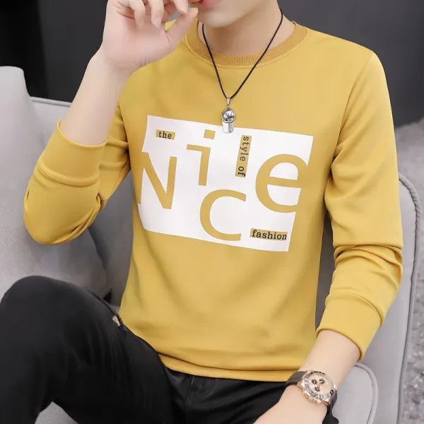 남성용 겨울 라운드티 맨투맨티 Ryw2953