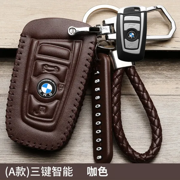 플라워윙 키케이스 키갑 스마트 가죽 키홀더 적용 12 타입 3계 GT1계7노쇠함 5계X3, BMW A타입 카색