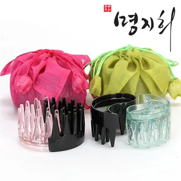 명지희 태극괄사빗+마스크팩1박스 증정 두피괄사, 녹수정