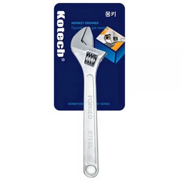 코텍 몽키스패너 12in 최 대36mm 세트 수공구 작업 너트 조이기 나사 1개