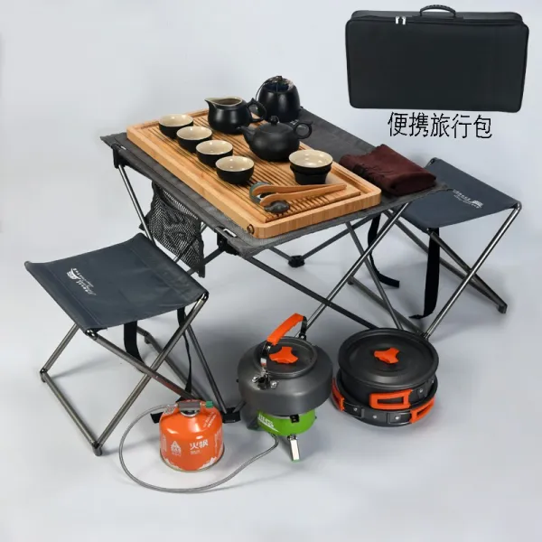 사파리 휴대 로얄킴스6인홈 룩 있음 끓인물 밥함 볶음요리 야외 차량탑재 취사 도구 티메이커, BRS 노고 월호 사파리 탁자의자 냄