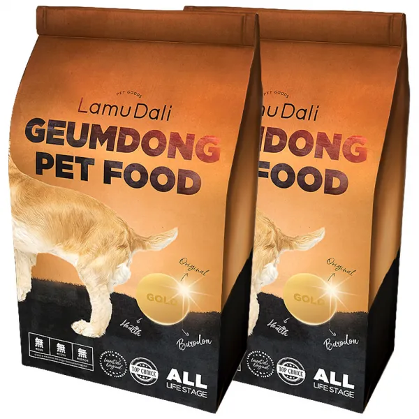 라무달리 강아지 금동사료 2p, 2kg