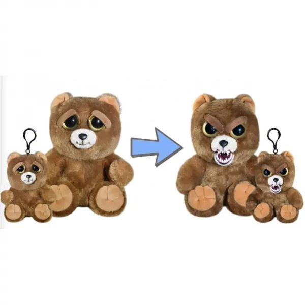 Feisty Pets 각하 울프-봉제 인형 곰과 미니 어스 Growls-한 곰 ...
