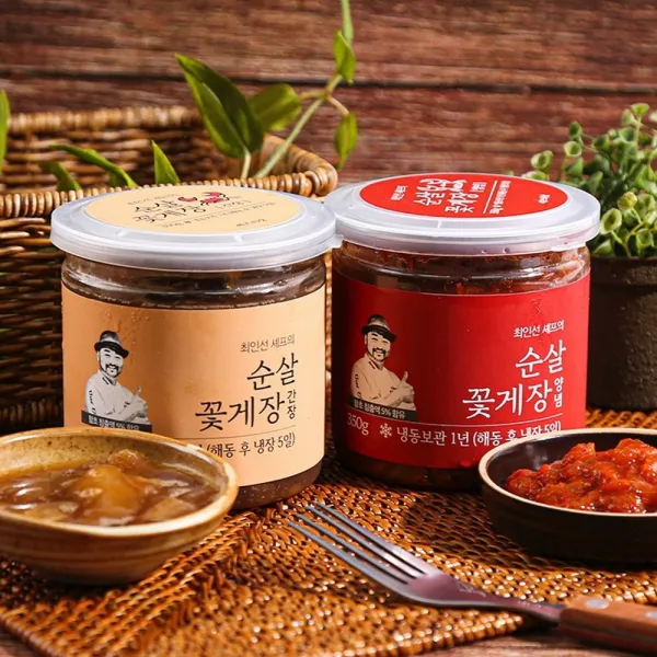 셰프의장 최인선 셰프의 순살꽃게장 간장 양념 500g Set 1세트