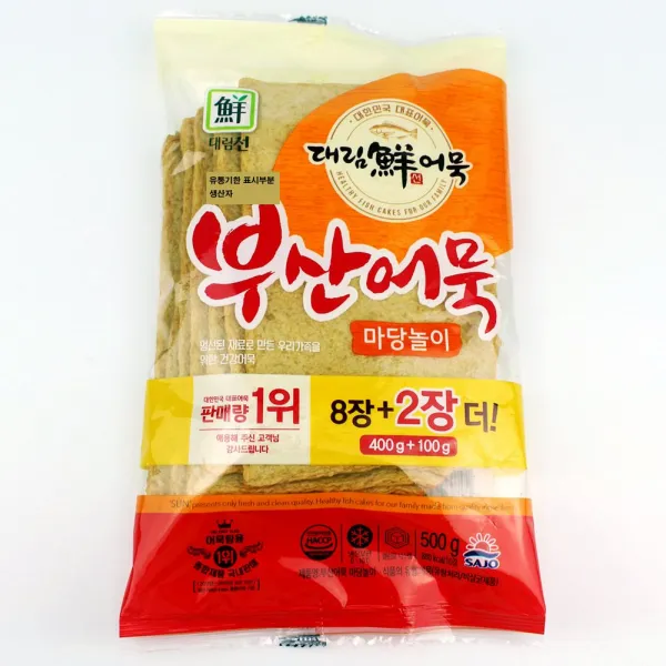 IN 대림 1443 부산어묵 마당놀이 500g 대림선어묵, IN 대림 1443 대림선어묵 부산어묵 마당놀이 500g
