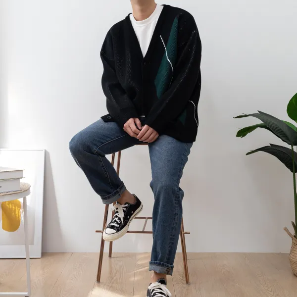 남정네-반아가일가디건
