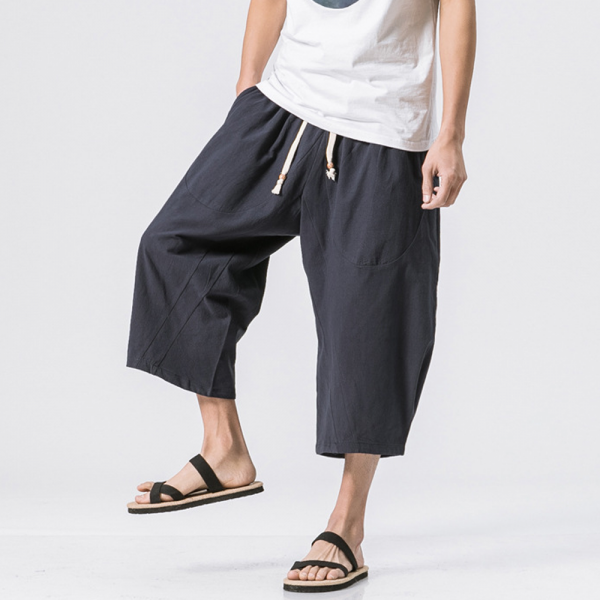 일상화보 롤로 남성 린넨 반바지