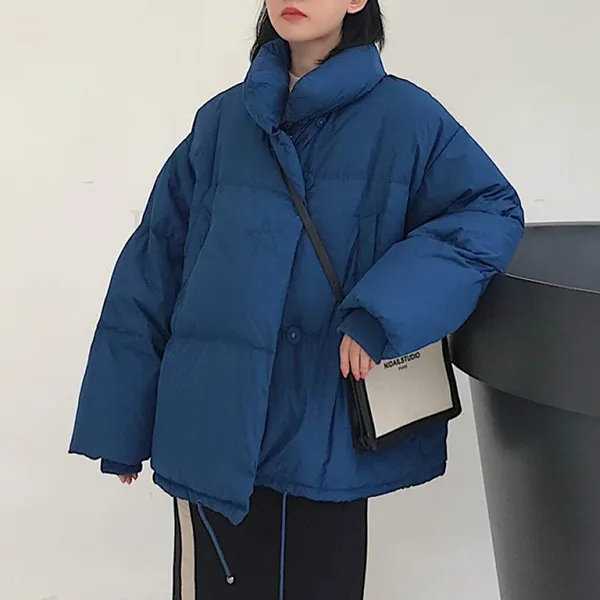 Kirahosi 여성 패딩 점퍼 패션 박시 숏 캐주얼 135호+덧신증정 B3y3u2j