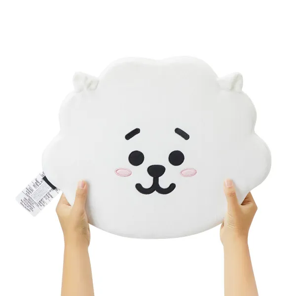 라인프렌즈 BT21 얼굴 방석 타타 쿠키 치미 알제이 슈키 망 코야 쿠션