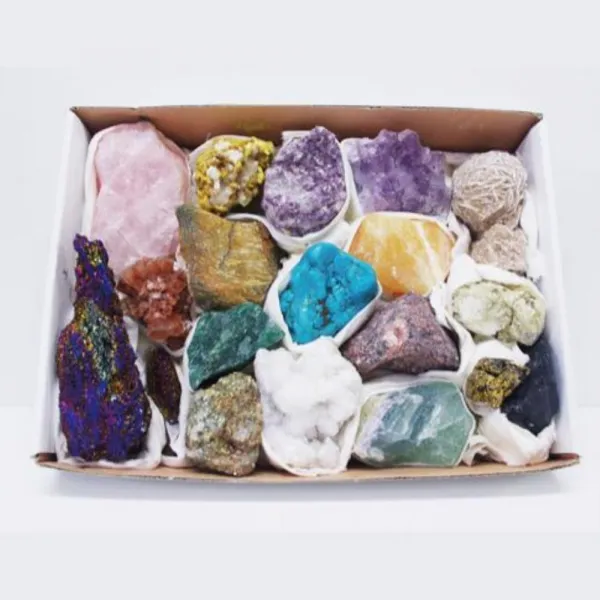 광물특성 과학수업용 천연보석세트 대 실험실 암석관찰 교구