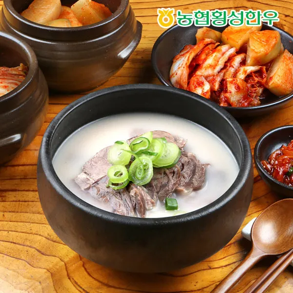 [동횡성농협] 농협 횡성한우 사골곰탕 600ml x 7봉, 상세 설명 참조