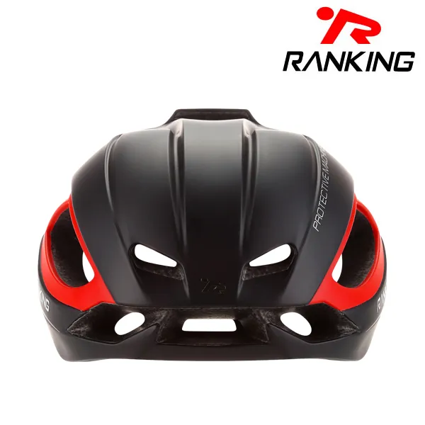 RANKING 랭킹 R1X 알원엑스 자전거 헬멧, 랭킹 R1X 알원엑스 자전거 헬멧 매트블랙+레드