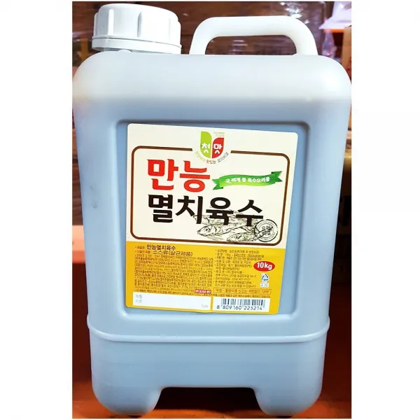 식자제 멸치 육수 청우 10K 전문점용 국물 소스 다시 액상 식당용 양념, 1