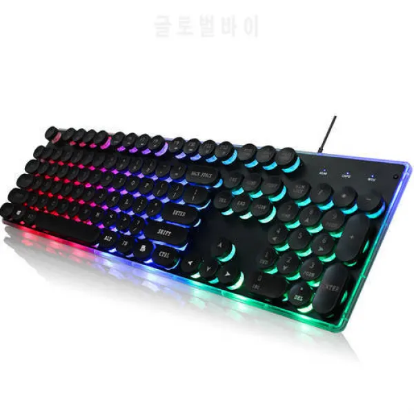 ZERODATE KB202 유선 게이밍 백라이트 기계적 느낌 사용자 정의 조명 효과가, 상세내용참조, 상세내용참조