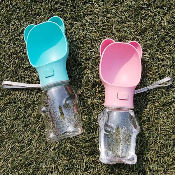 [AJZ_0686350] (선택옵션 : 곰) 원터치 강아지 산책 물병 급수기 휴대용 애견물통 휴대용물통 애견산책물병 휴대용물병 산책물병, 곰