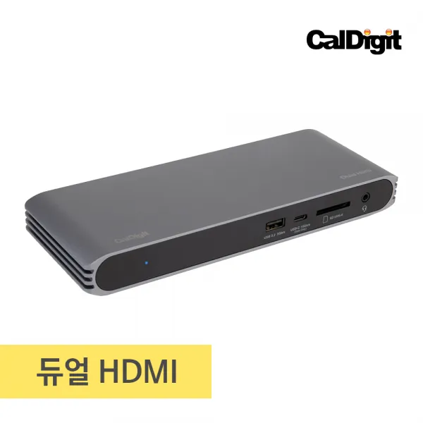칼디짓 CalDigit HDMI Dock C타입 독 썬더볼트3 도킹스테이션 맥북프로 노트북허브 아이패드