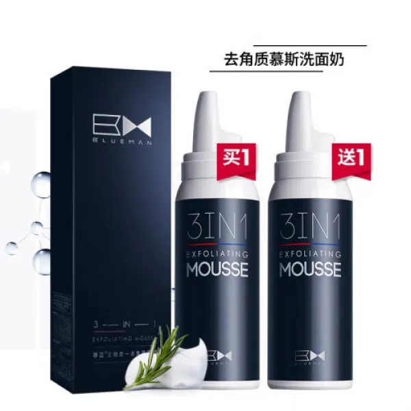 ◆ [녹음 같은 중년존 블루 남사 거취 모스온과 클렌징 페이셜 클렌징 트리트먼트 퍼머스 80g 모티컬 무스 80g(4429), 1개, 단일상품