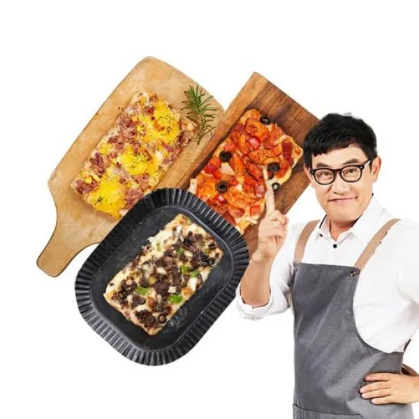 이경규의 리얼토핑 폭탄피자 3종 총 12팩(치즈X4+불고기X4+앵그리꼬꼬피자X4)