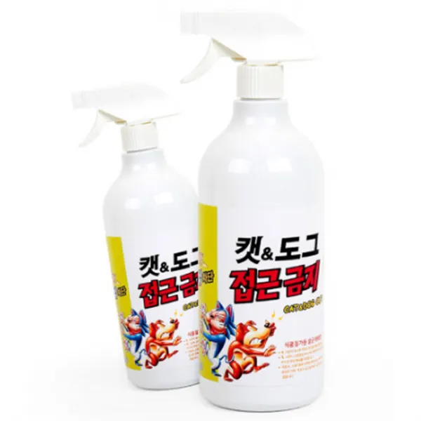 캣도그 접근금지 500ml/1000ml 야외주차장 길고양이퇴치법 강아지기피제 들개퇴치제 피해감소제 강아지대소변훈련, 500ml