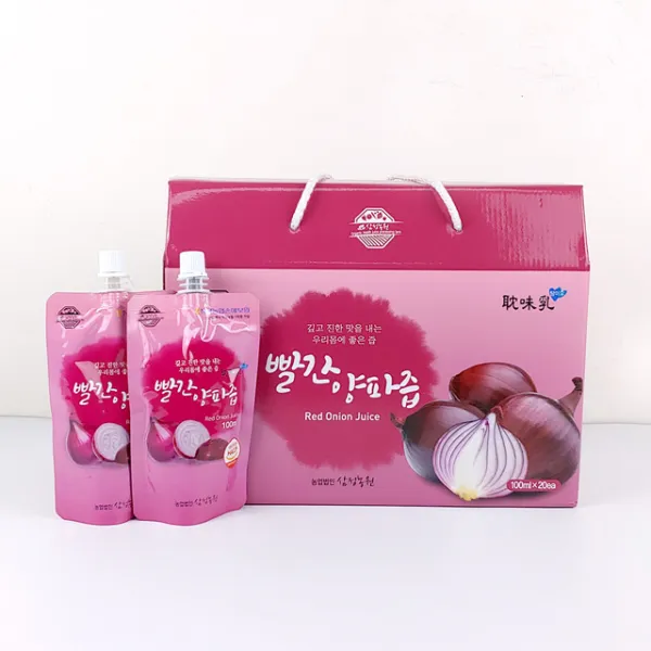 삼성농원 Haccp인증 탐미유 빨간양파즙 스파우트 100ml X 20포 1박스