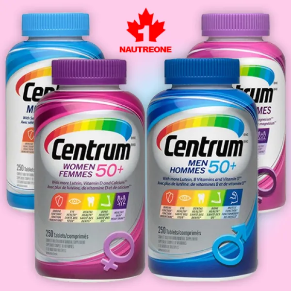 캐나다 내수용 대용량 센트룸(Centrum) 250정 8개월분 종합 비타민 미네랄, 50세이상 남성 x 250정(8개월분)