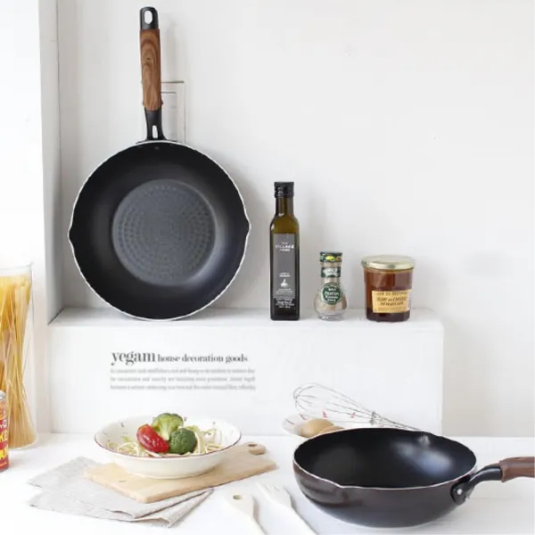 빠른가열 인덕션 코팅 궁중팬 가정용웍 조림용팬 28cm