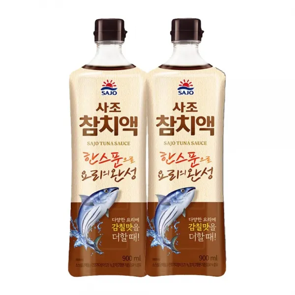 올따옴기획 사조 참치액 900ml 2개, 1세트