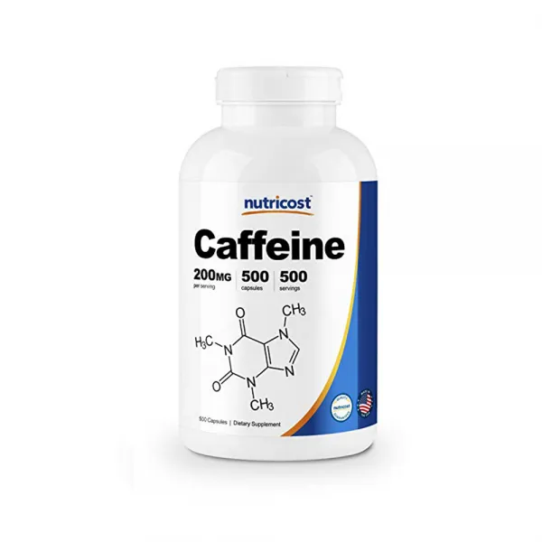 Nutricost 카페인 Caffeine 200mg 500cap, 단품, 단품