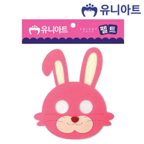 WCH682003펠트 3000 토끼가면 200-220mm P0000CQN 미술놀이, 단일상품