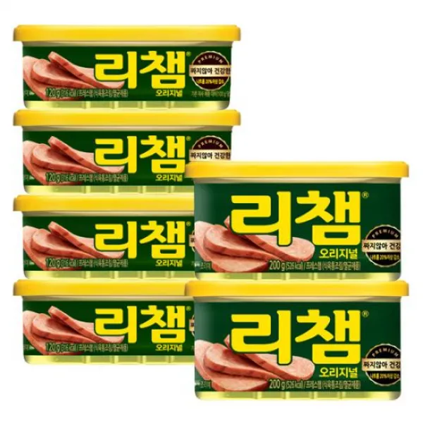[만원의행복★리챔6캔][동원] 리챔 200g*2캔+[동원] 리챔 120g*4캔, 1개