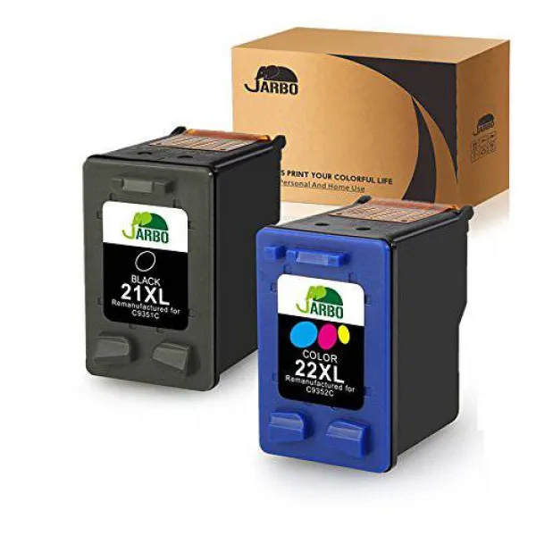 JARBO HP 21 22 용 높은 잉크 생산량 1 검정 + 1 삼색 HP Officejet 4315, 상세내용참조, 상세내용참조