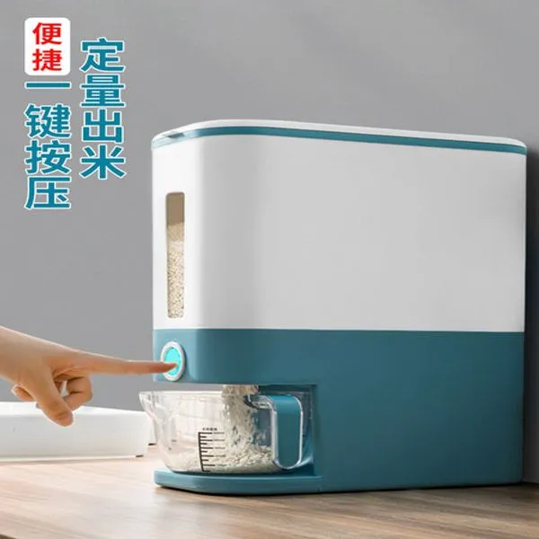 12kg 10키로 쌀 보관통 옛날 진공 쌀통 쌀뒤주 2color 옵션2 12kg 