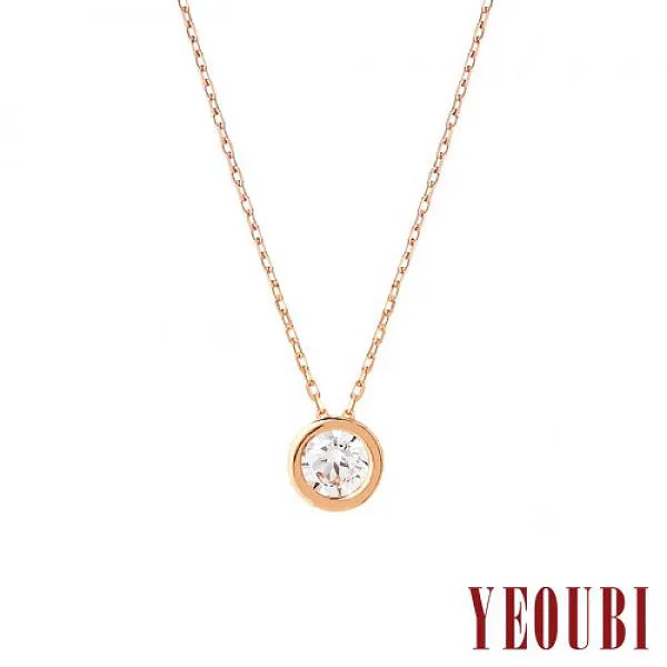 여우비 YEOUBI 14K 베즐목걸이Necklace YBFPN0769