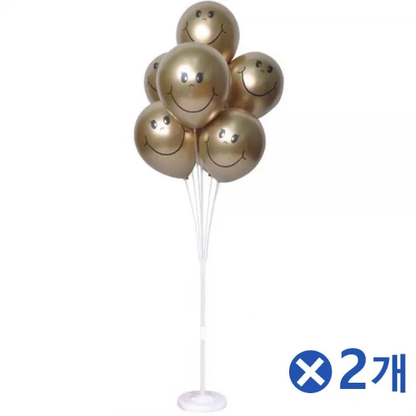 Smile프린트Chrome골든풍선 스탠드 삼십센티 십P 백삼십센티 이ea + 3584곁뷰, 이 상품이 마음에 들어여