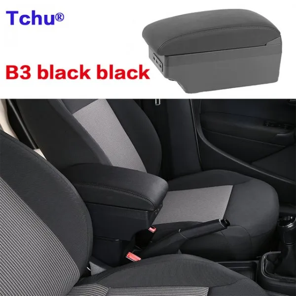 닛산 3 월 Micra K13 Armrest Nissan Sunny 콘솔박스 박스 보관함 내부 튜닝 USB 충전 재떨이