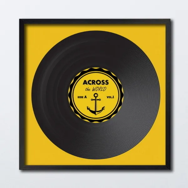  바보사랑 Lp 메탈 액자 Across The World