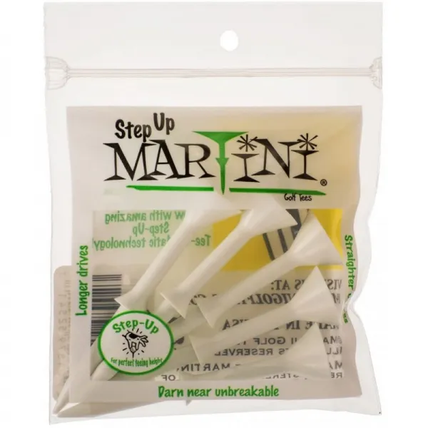 Martini Step-Up Golf Tee - 사실상 깨지지 않음 - 흰색 3.25인치 : 스포츠 & 아웃도어, {