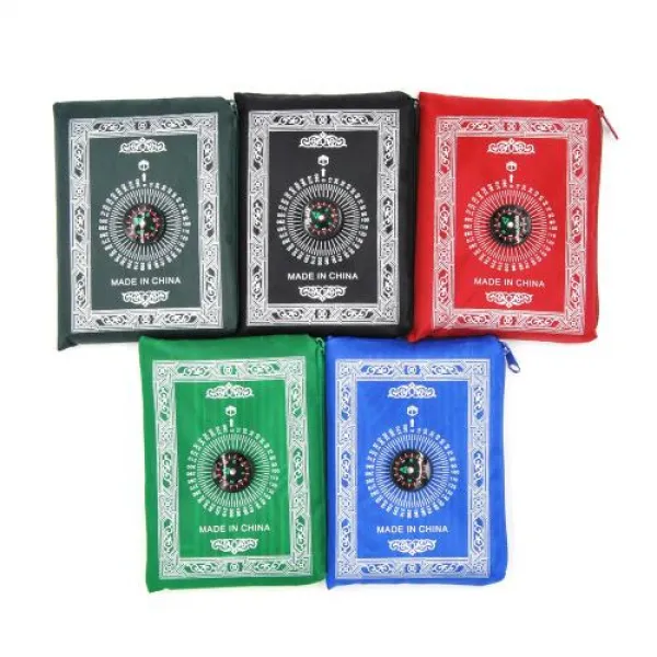 생산 제조업자 휴대용트 모슬린 주일 여행 이슬람 기도하다 고 절 방석 X2개 랜덤 멜란/60x100cm