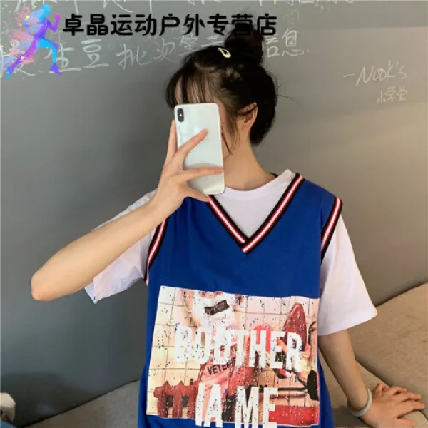 [브랜드직영 중년운동 배심녀외상복기풍풍 가부장 아항풍 블루 S(1462)