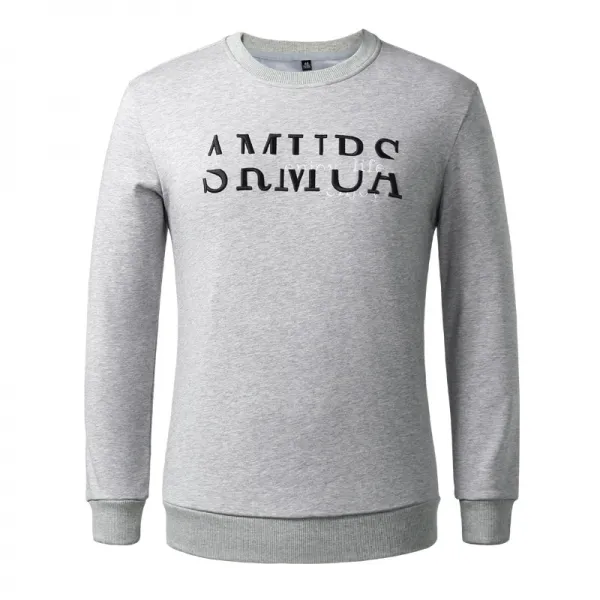 AMURS 새뮤 이와 같다 마른남자옷 이니셜 프린트해도융 와이드 루즈핏 이너티셔츠