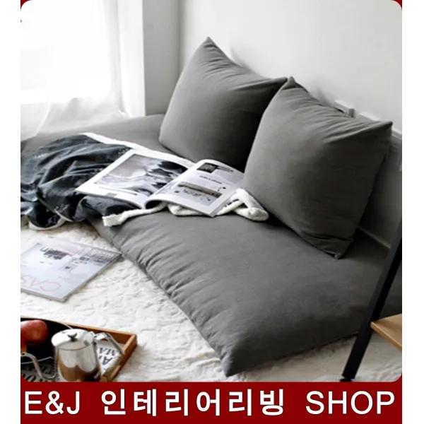 바이오워싱 100%린넨 빅박성커버 면식탁보 상종이, 목화방석솜, 단일색상