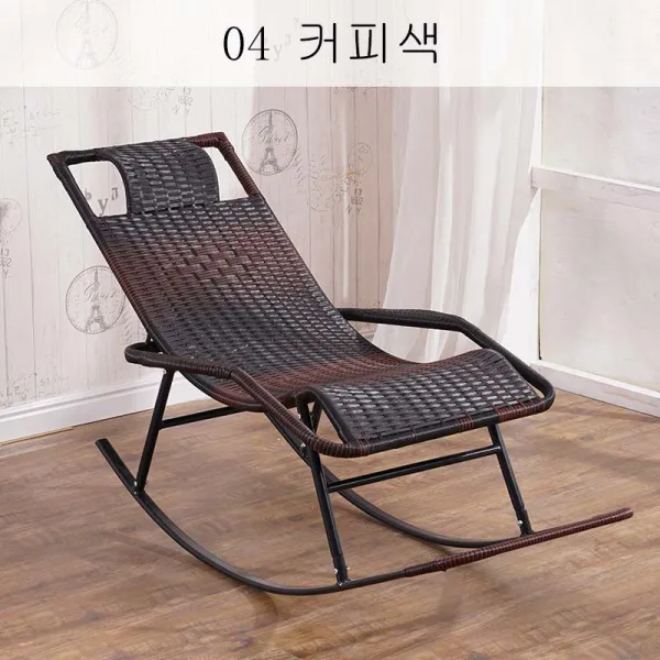 뉴타임즈14 노의자 베란다 눕는 의자 차 마실 의자 점심 휴식의자 어른 납량의자 ST21 A22, 04 커피색