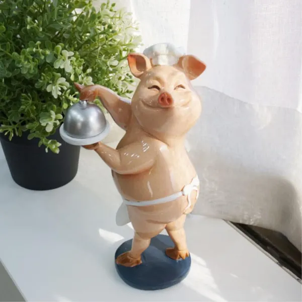 고기집 웃긴인형 헐벗은돼지 요리사 특별한개업식선물 개업기념선물 재물운