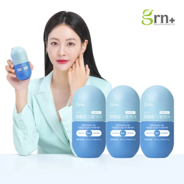 GRN 다이어트 유산균 시즌3 천둥이 더블케어 3병