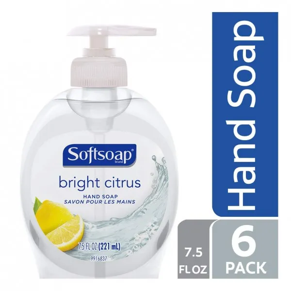 [Softsoap] 소프트 소프 액체 비누 밝은 감귤류 - 7.5 유체 온스 (6 팩)